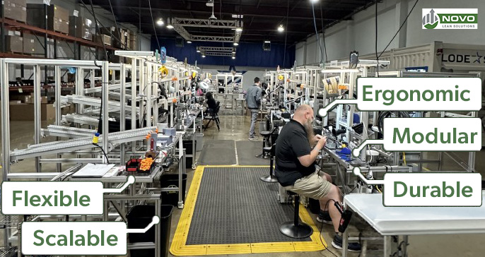 The production line at Lodestar Technology